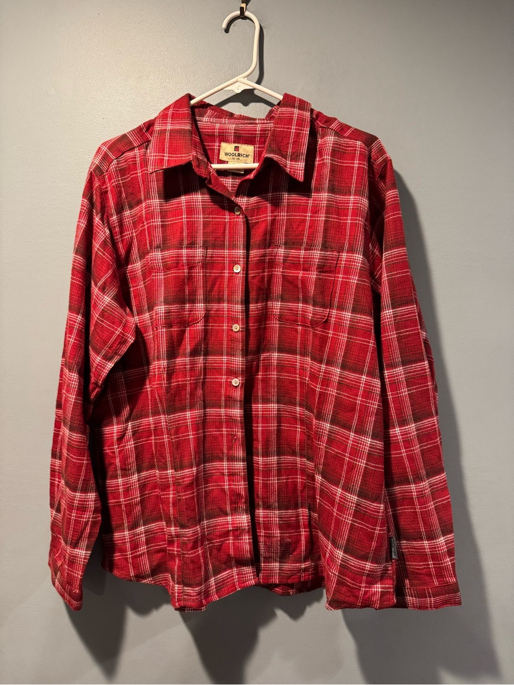 *Woolrich Red Plaid Button-Down Shirt